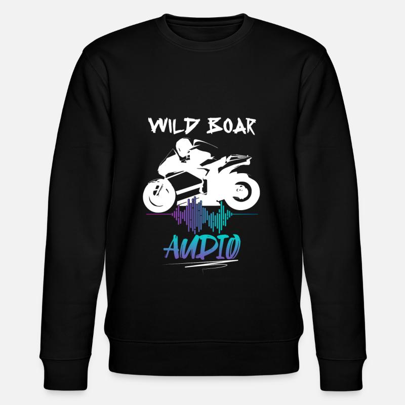 wild boar audio - Stanley/Stella Unisex Bio-Sweatshirt CHANGER  - Schwarz