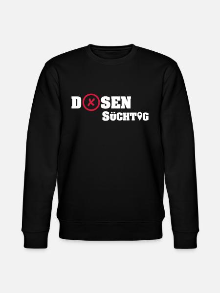 Geocacher: Dosensüchtig - Stanley/Stella Unisex Bio-Sweatshirt CHANGER  - Schwarz