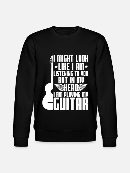 Guitar sayings - Stanley/Stella CHANGER Unisex Organic Sweatshirt - black