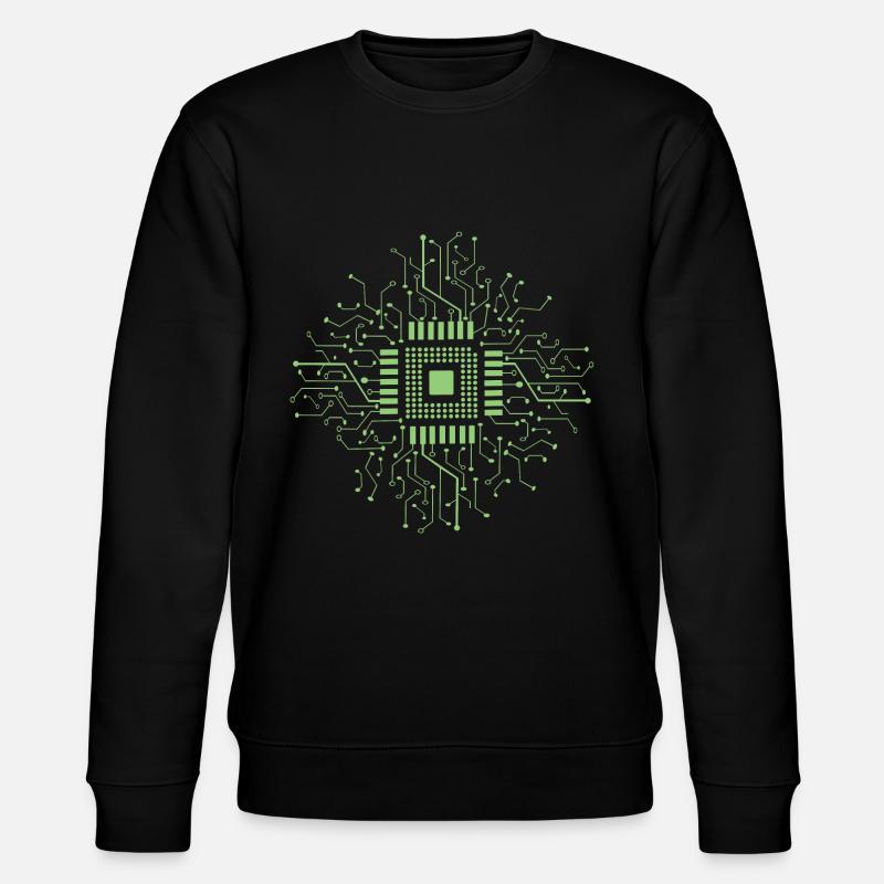 Mikrocontroller Elektronik - Stanley/Stella Unisex Bio-Sweatshirt CHANGER  - Schwarz