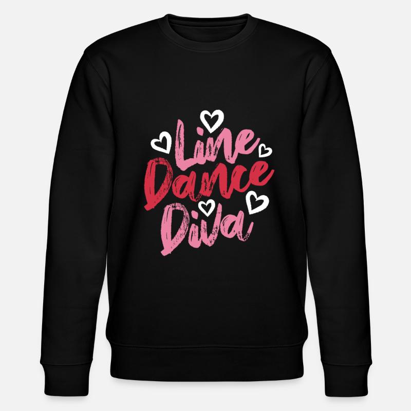 Linedance Diva - Linedancing Countrymusic - Stanley/Stella Unisex Bio-Sweatshirt CHANGER  - Schwarz