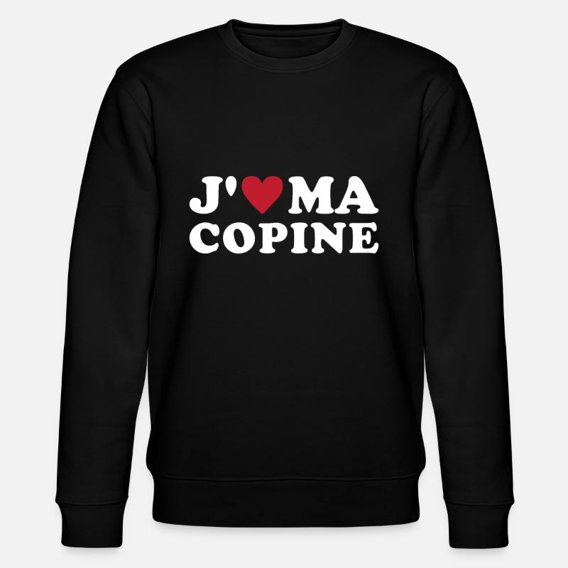 J'aime ma copine - Sweat bio CHANGER Stanley/Stella Unisexe - noir