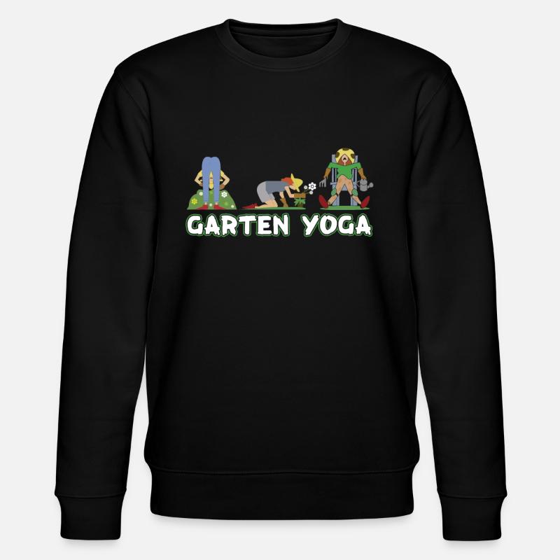 YOGA DE JARDIN - Sweat bio CHANGER Stanley/Stella Unisexe - noir