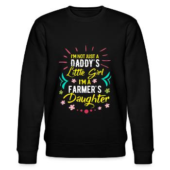 Farmers daughter - Stanley/Stella CHANGER Unisex Organic Sweatshirt - black - Front - Nik (191cm) & Marisol (170cm)