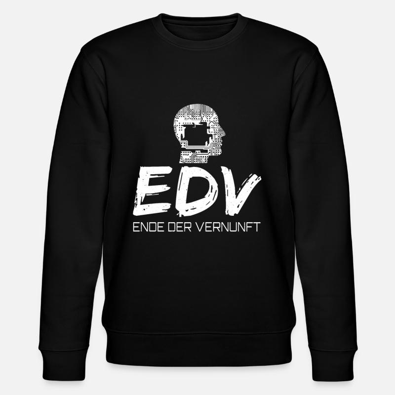 EDV - Ende Der Vernunft - Stanley/Stella Unisex Bio-Sweatshirt CHANGER  - Schwarz