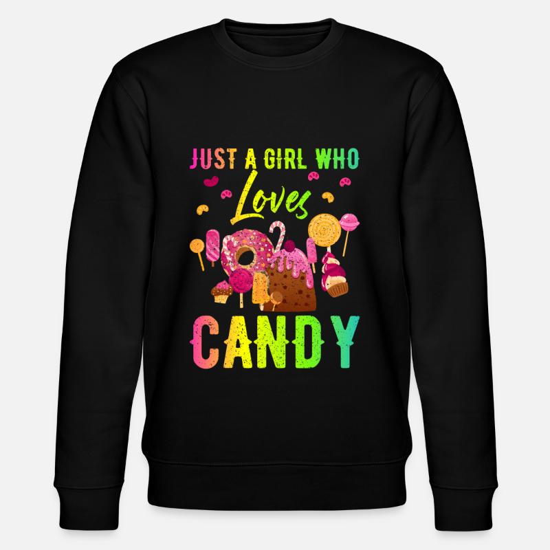 Süßigkeiten - Stanley/Stella Unisex Bio-Sweatshirt CHANGER  - Schwarz