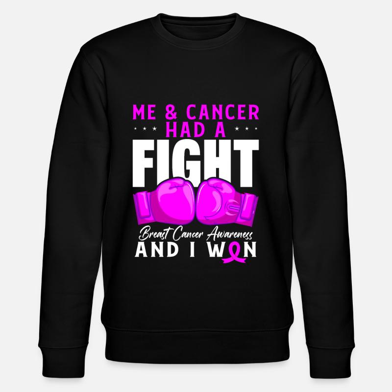Cancer Chemotherapy Chemo Gift - Stanley/Stella CHANGER Unisex Organic Sweatshirt - black