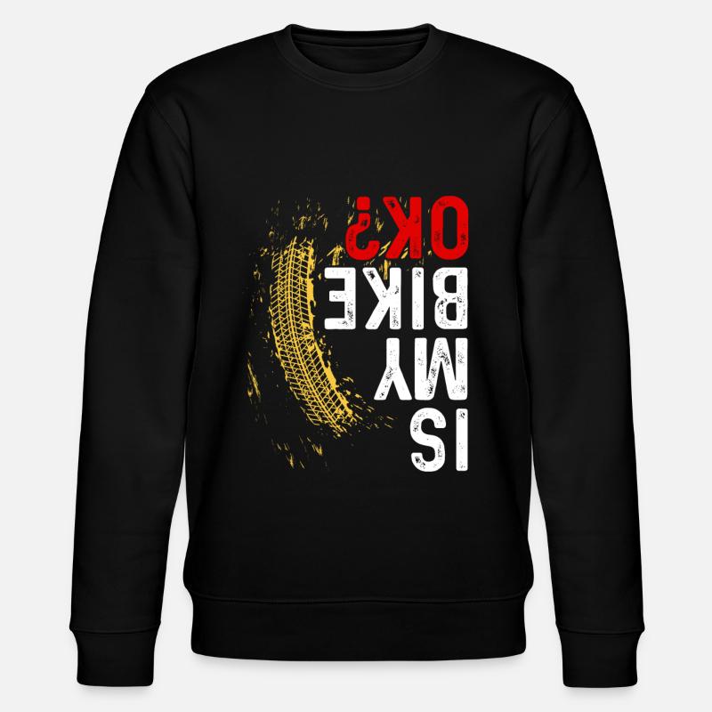 Dirt Bike - Stanley/Stella Unisex Bio-Sweatshirt CHANGER  - Schwarz