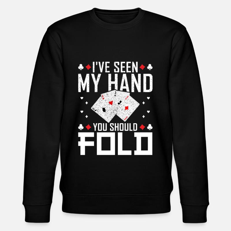 Poker - Stanley/Stella Unisex Bio-Sweatshirt CHANGER  - Schwarz