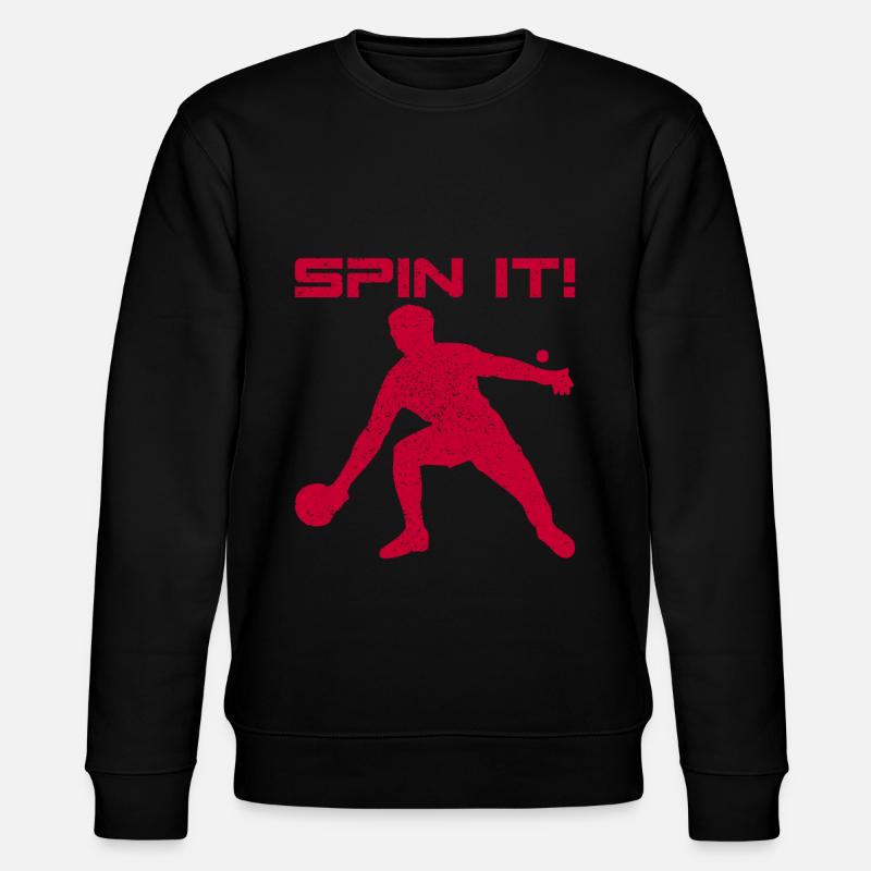 Ping Pong Table Tennis - Stanley/Stella Unisex Bio-Sweatshirt CHANGER  - Schwarz