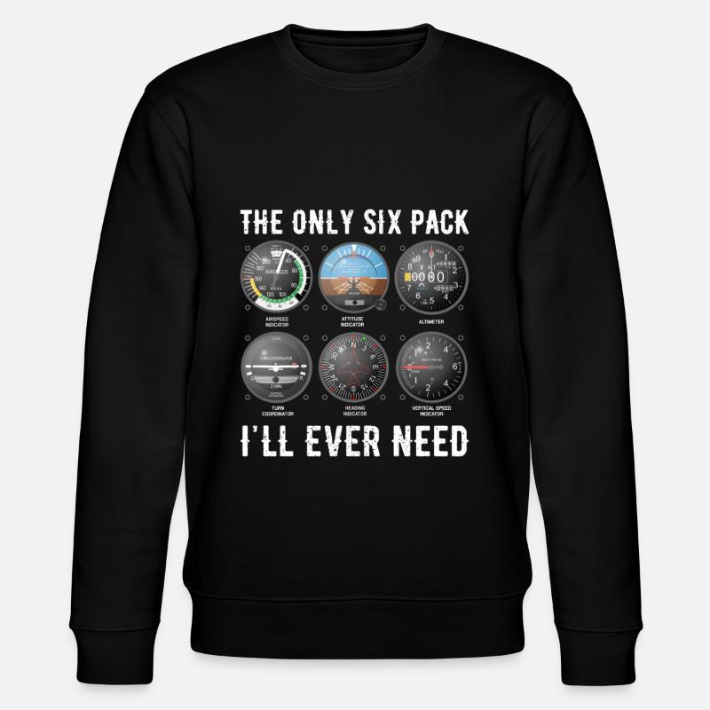 Pilot - Stanley/Stella CHANGER Unisex Organic Sweatshirt - black