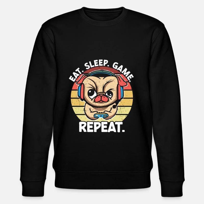 Chien de jeu - Sweat bio CHANGER Stanley/Stella Unisexe - noir