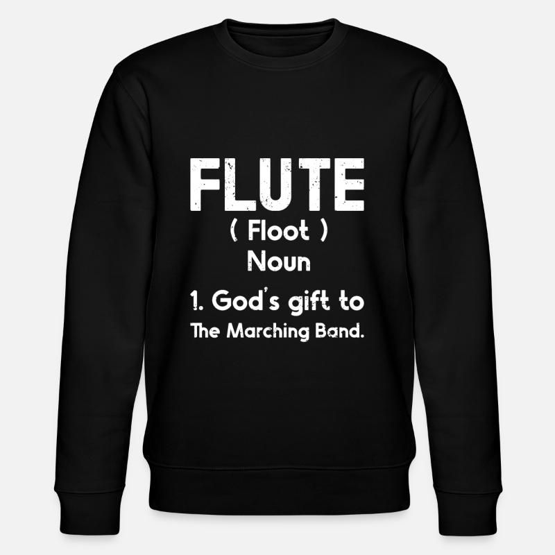 Flûte - Sweat bio CHANGER Stanley/Stella Unisexe - noir