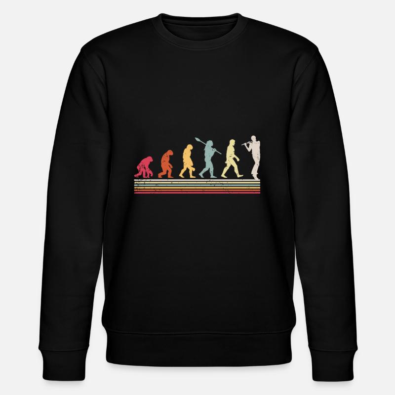 Flûte - Sweat bio CHANGER Stanley/Stella Unisexe - noir