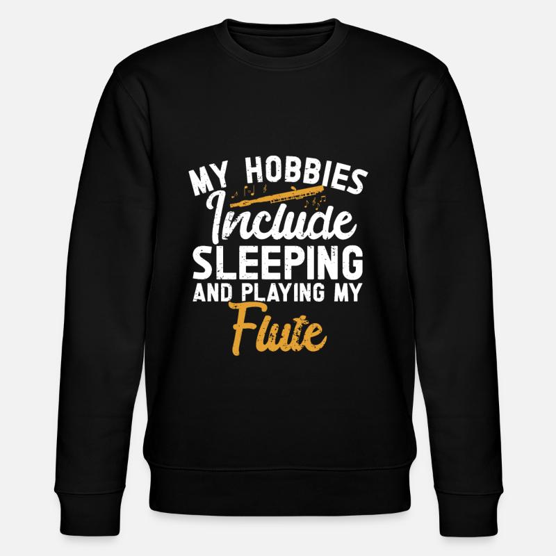 Flûte - Sweat bio CHANGER Stanley/Stella Unisexe - noir