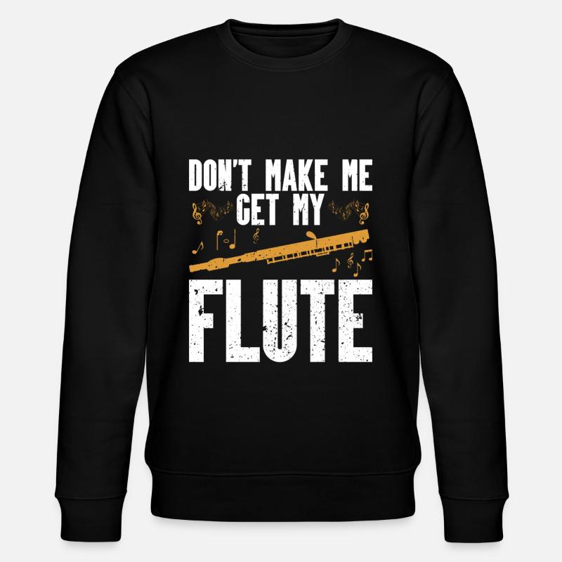 Flûte - Sweat bio CHANGER Stanley/Stella Unisexe - noir