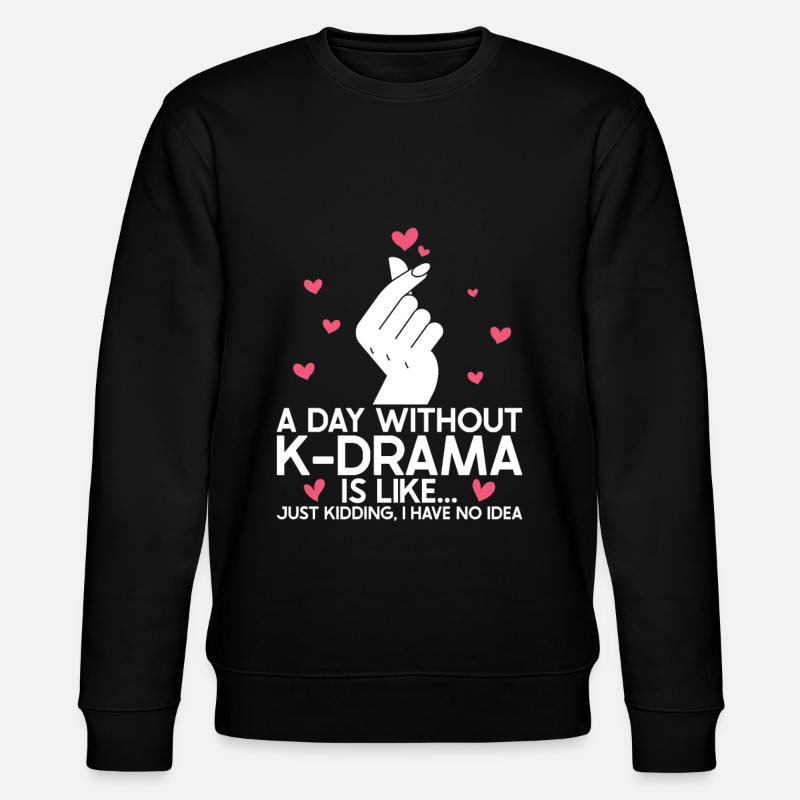 K-Drama - Stanley/Stella Unisex Bio-Sweatshirt CHANGER - Schwarz
