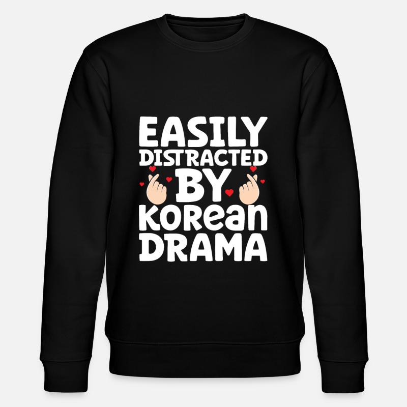 K-Drama - Stanley/Stella Unisex Bio-Sweatshirt CHANGER  - Schwarz