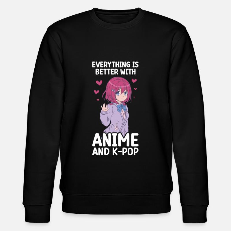 Anime K-Drama - Sweat bio CHANGER Stanley/Stella Unisexe - noir
