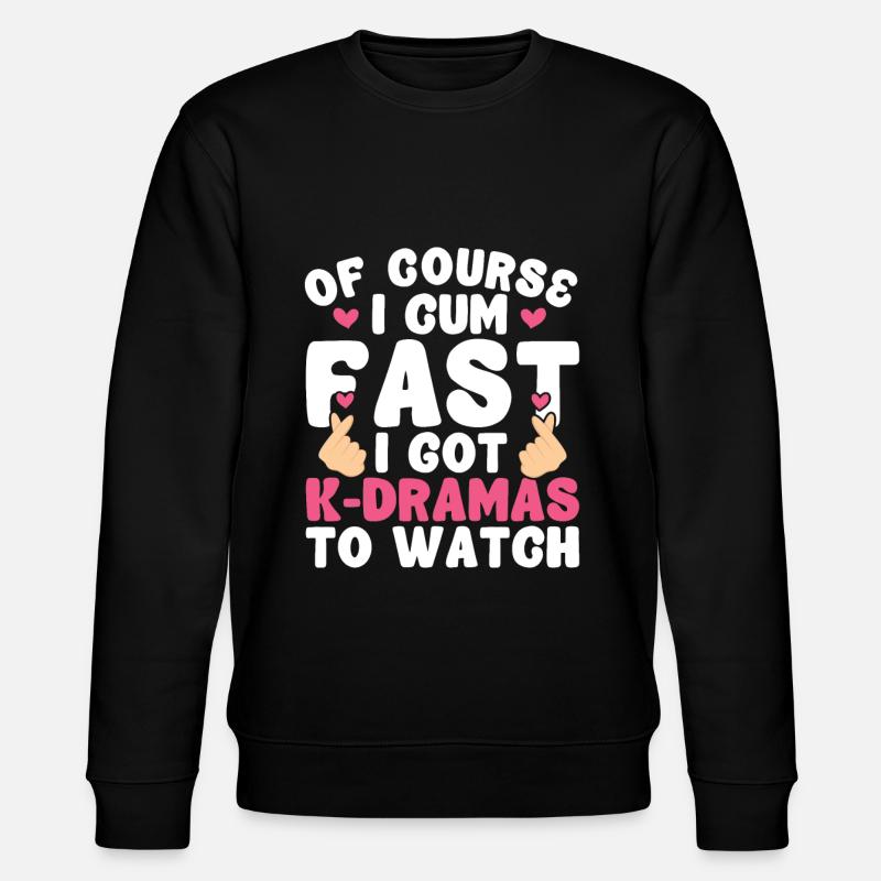 K-Drama - Stanley/Stella Unisex Bio-Sweatshirt CHANGER  - Schwarz