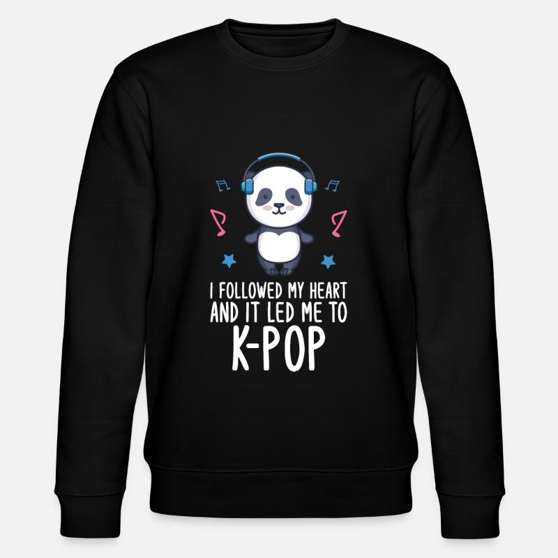 K-Pop Panda - Sweat bio CHANGER Stanley/Stella Unisexe - noir