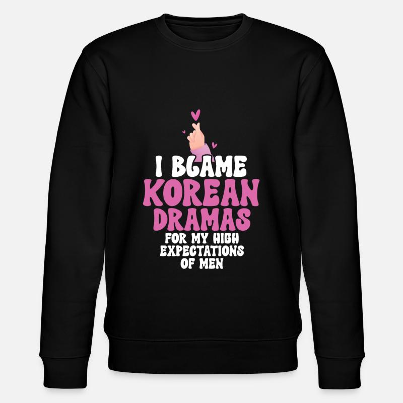 K-Drama - Stanley/Stella Unisex Bio-Sweatshirt CHANGER  - Schwarz