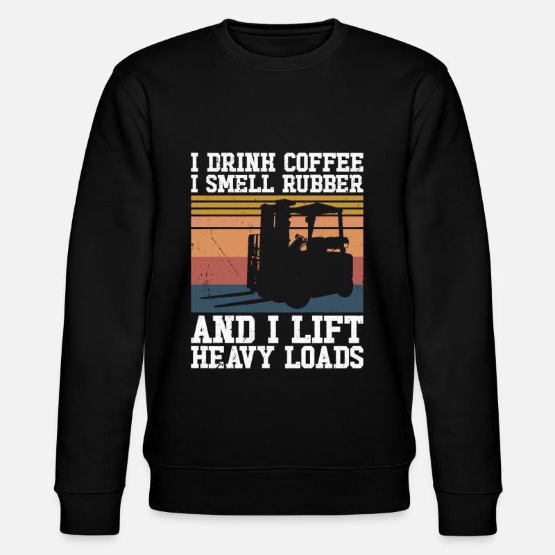 Forklift driver - Stanley/Stella CHANGER Unisex Organic Sweatshirt - black