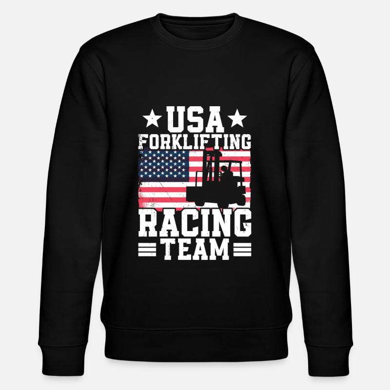 Forklift driver - Stanley/Stella CHANGER Unisex Organic Sweatshirt - black