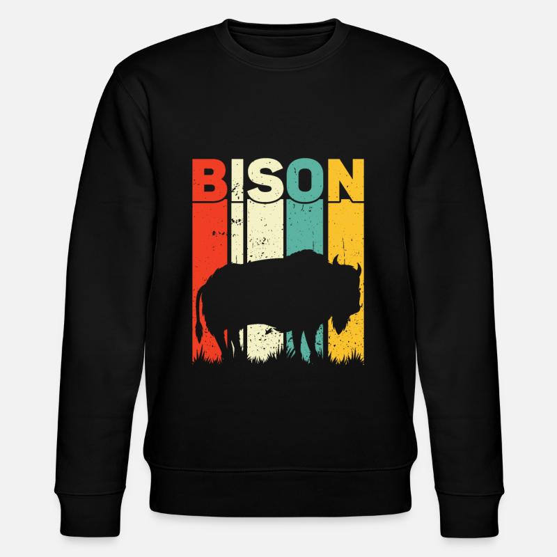 Bison - Sweat bio CHANGER Stanley/Stella Unisexe - noir