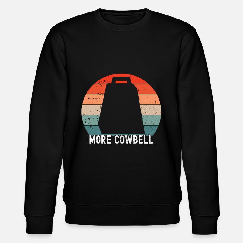 Kuhglocke - Stanley/Stella Unisex Bio-Sweatshirt CHANGER  - Schwarz