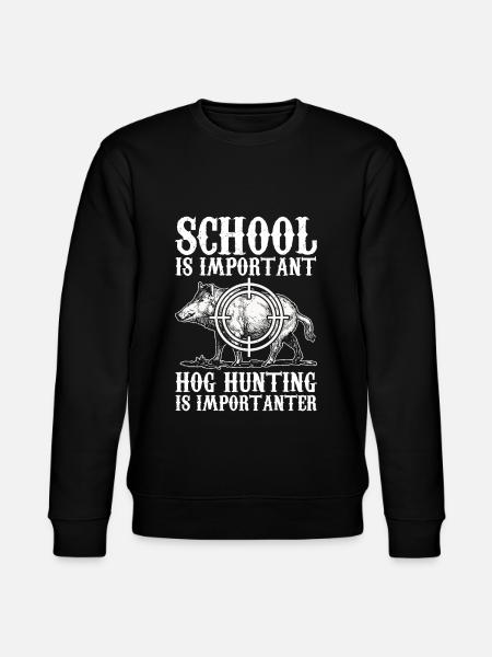 Pig Hunting Hunter Pig Hunting - Stanley/Stella CHANGER Unisex Organic Sweatshirt - black