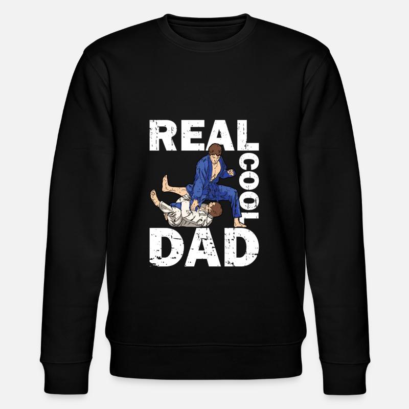 Jiu Jitsu Dad Gi Jiu - Stanley/Stella Unisex Bio-Sweatshirt CHANGER  - Schwarz