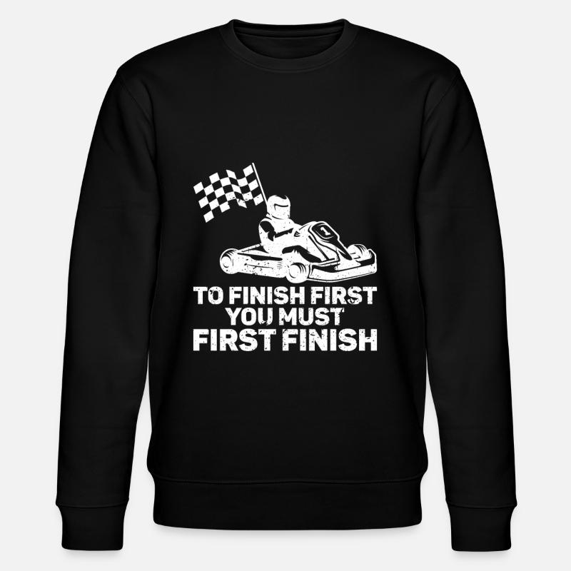 Faire du karting - Sweat bio CHANGER Stanley/Stella Unisexe - noir