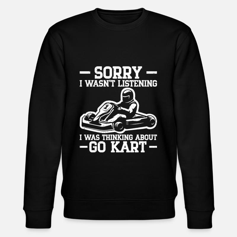 Faire du karting - Sweat bio CHANGER Stanley/Stella Unisexe - noir
