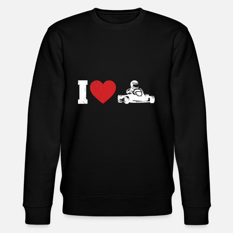 Faire du karting - Sweat bio CHANGER Stanley/Stella Unisexe - noir