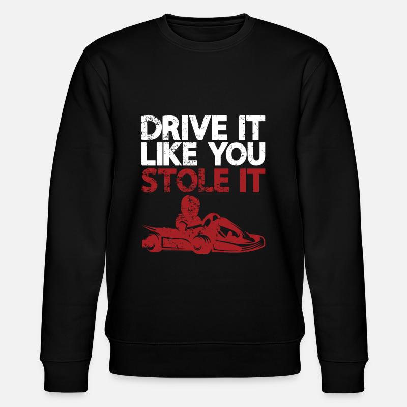Faire du karting - Sweat bio CHANGER Stanley/Stella Unisexe - noir