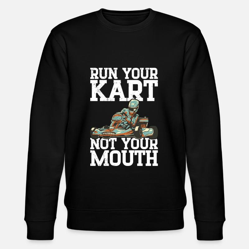 Faire du karting - Sweat bio CHANGER Stanley/Stella Unisexe - noir