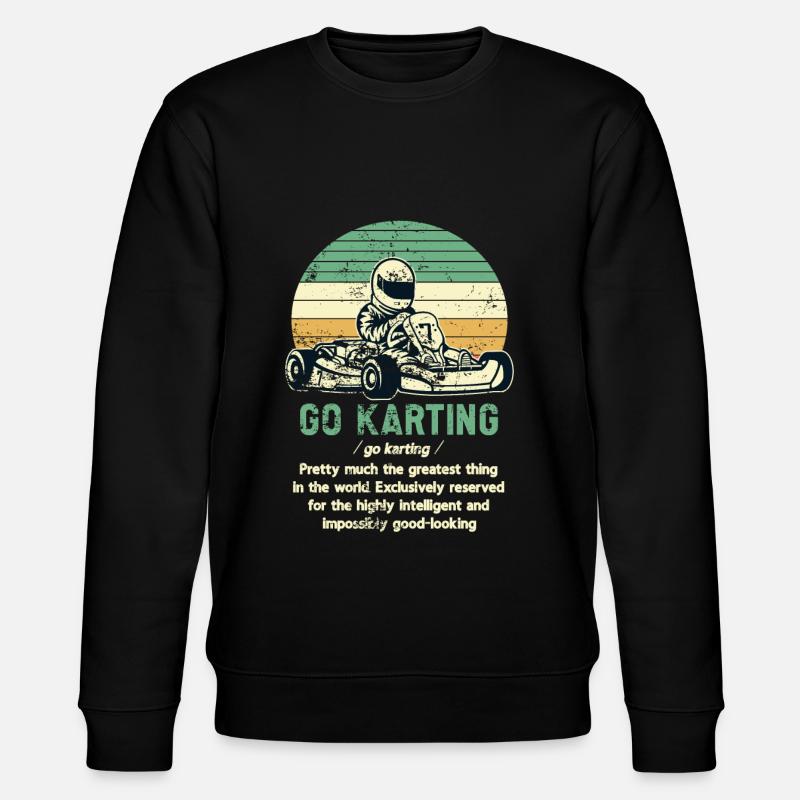 Geh Kart - Stanley/Stella Unisex Bio-Sweatshirt CHANGER  - Schwarz