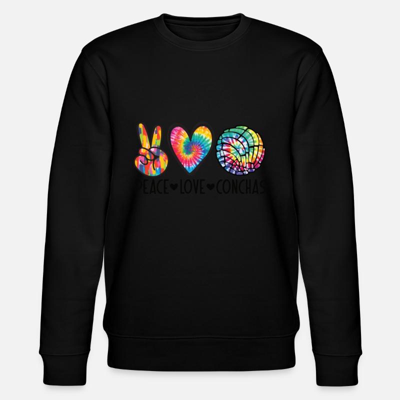 Conchas Pan Dulce Latina Spanisch - Stanley/Stella Unisex Bio-Sweatshirt CHANGER  - Schwarz