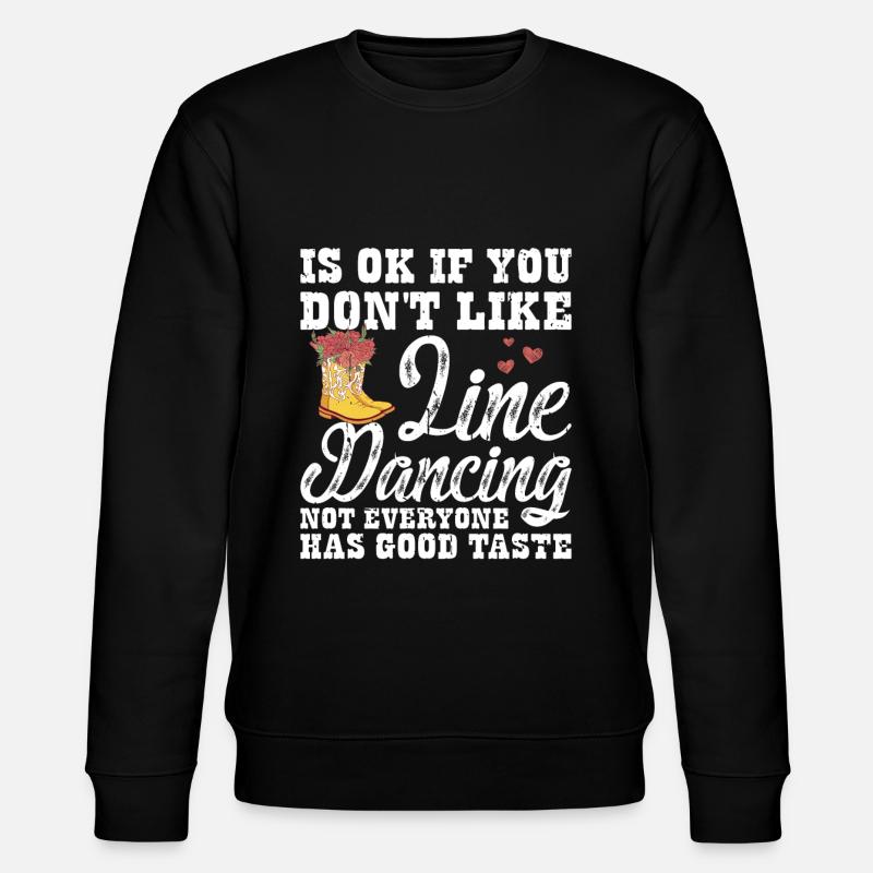 Line Dancing Cowboy Boots Western - Stanley/Stella Unisex Bio-Sweatshirt CHANGER  - Schwarz