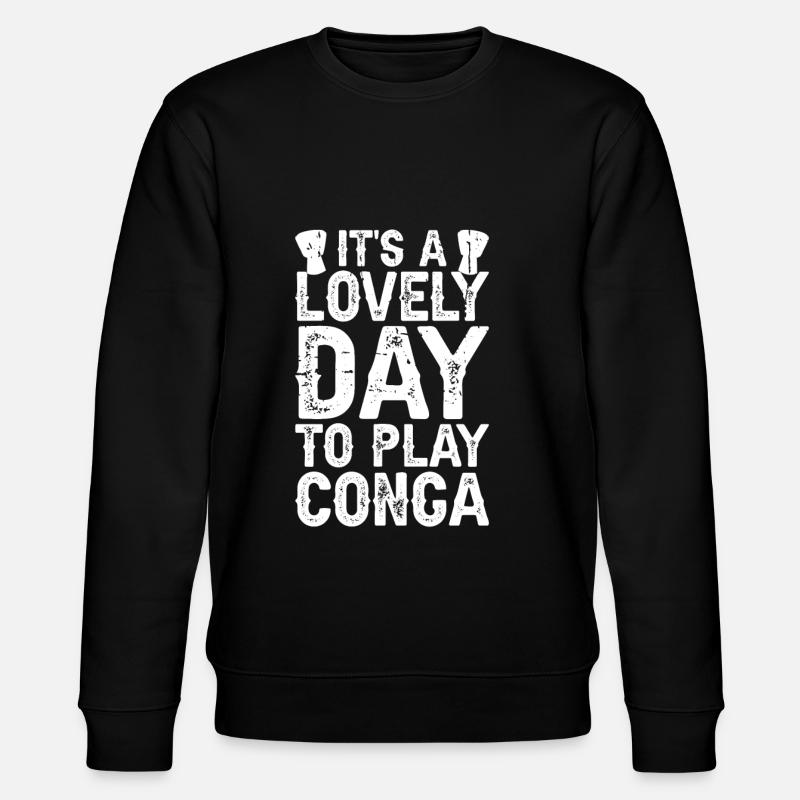 Conga Drum Musicien Drumline - Sweat bio CHANGER Stanley/Stella Unisexe - noir
