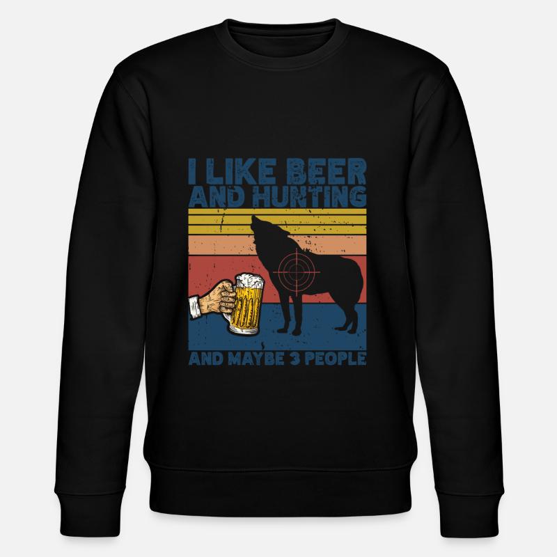 Chasse au coyote - Sweat bio CHANGER Stanley/Stella Unisexe - noir