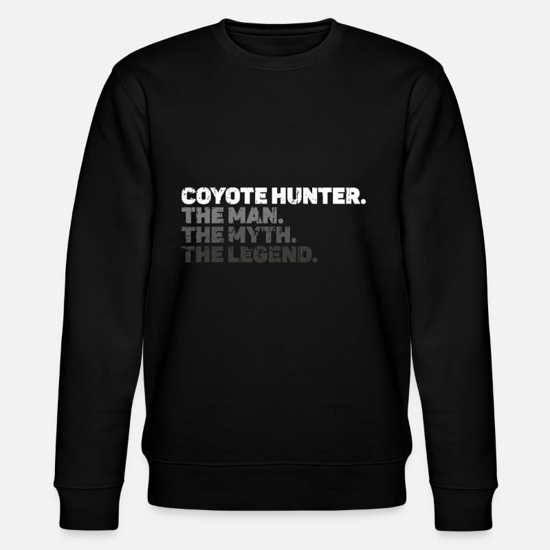 Chasse au coyote - Sweat bio CHANGER Stanley/Stella Unisexe - noir