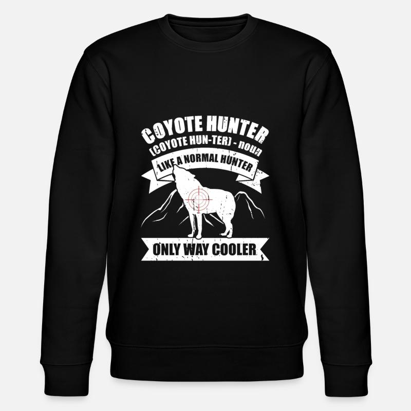 Chasse au coyote - Sweat bio CHANGER Stanley/Stella Unisexe - noir
