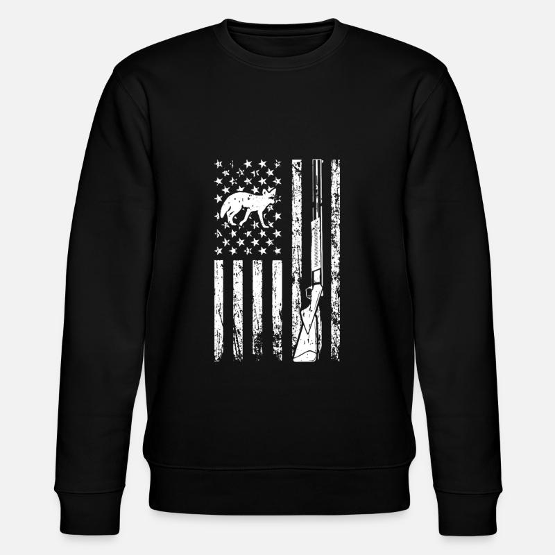 Chasse au coyote - Sweat bio CHANGER Stanley/Stella Unisexe - noir