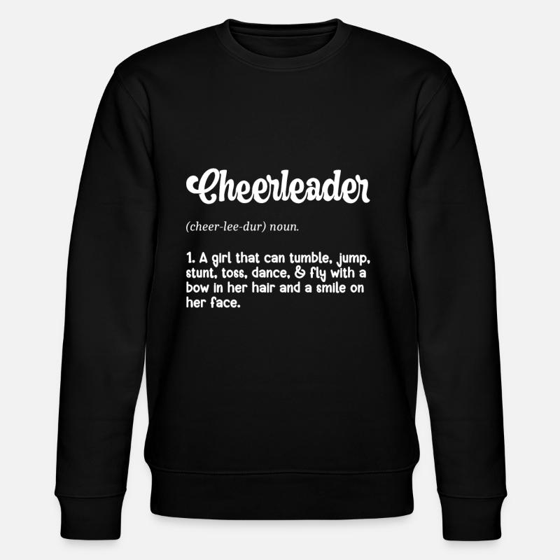Cheerleader - Stanley/Stella Unisex Bio-Sweatshirt CHANGER  - Schwarz