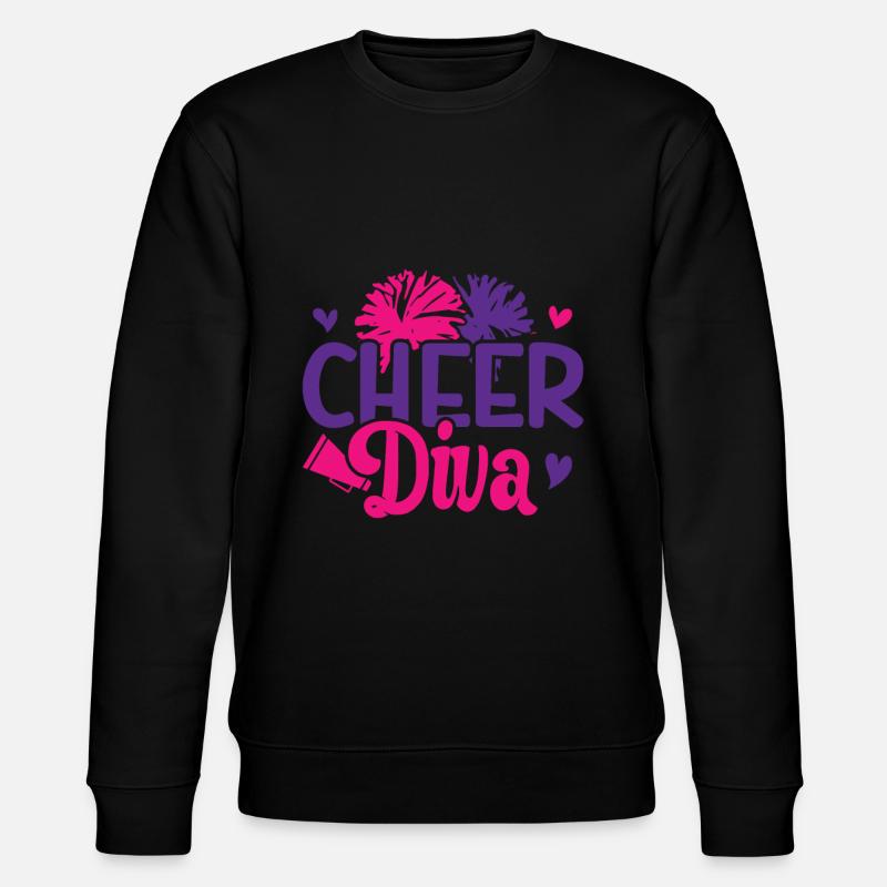 Cheerleader - Stanley/Stella Unisex Bio-Sweatshirt CHANGER  - Schwarz