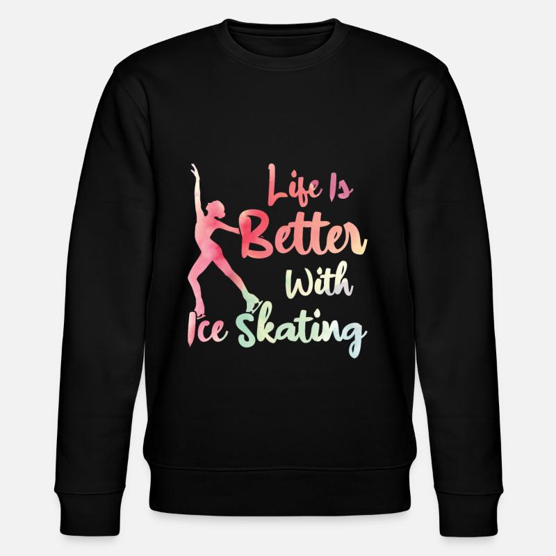 Patinage - Sweat bio CHANGER Stanley/Stella Unisexe - noir