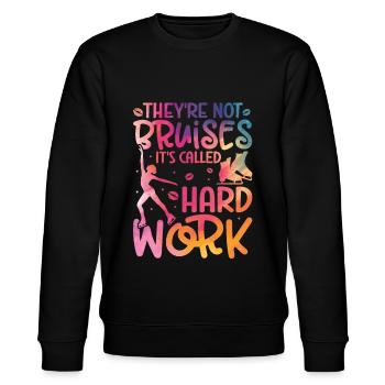 Eislaufen - Stanley/Stella Unisex Bio-Sweatshirt CHANGER  - Schwarz - Vorne - Nik (191cm) & Marisol (170cm)