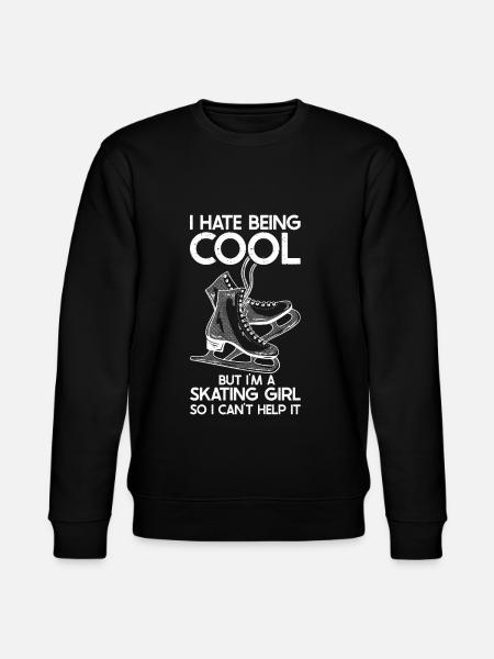 Ice skating - Stanley/Stella CHANGER Unisex Organic Sweatshirt - black
